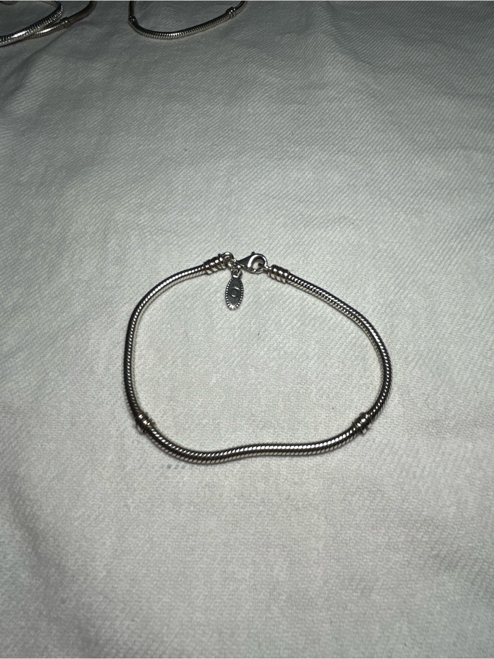 Pandora Sterling Snake Chain Bracelet - Silver